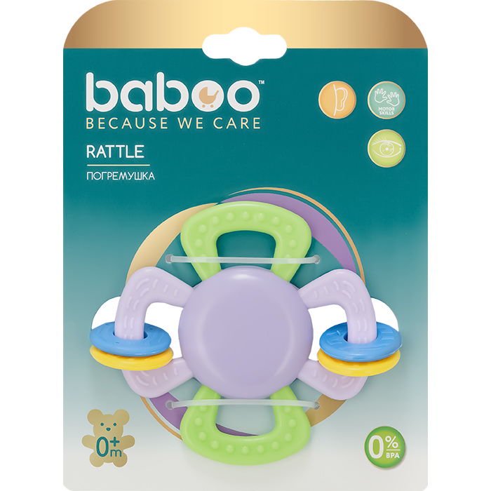 Погремушка Baboo Цветочек 0 м+ купить,NaN