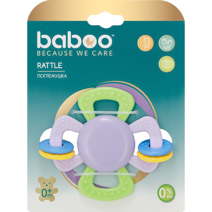 Погремушка Baboo Цветочек 0 м+ купить,NaN
