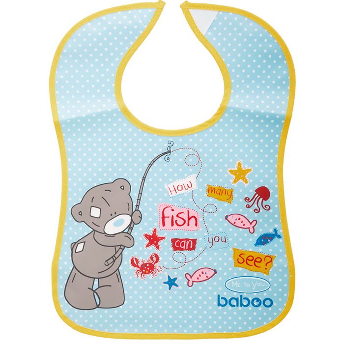 Фартук нагрудный Baboo Me to You 6 м+ голубой купить,NaN