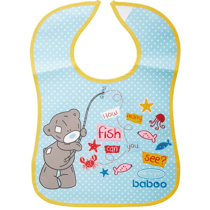 Фартук нагрудный Baboo Me to You 6 м+ голубой купить,NaN