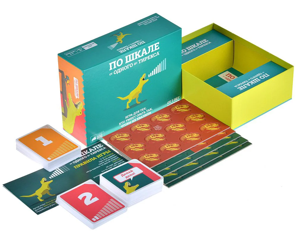 Настольная игра Hobby World По шкале от одного до Тирекса купить,NaN
