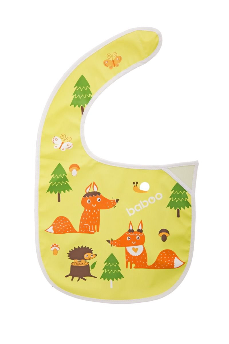 Фартук нагрудный Baboo Love Story Fox 6 м+ желтый купить,NaN