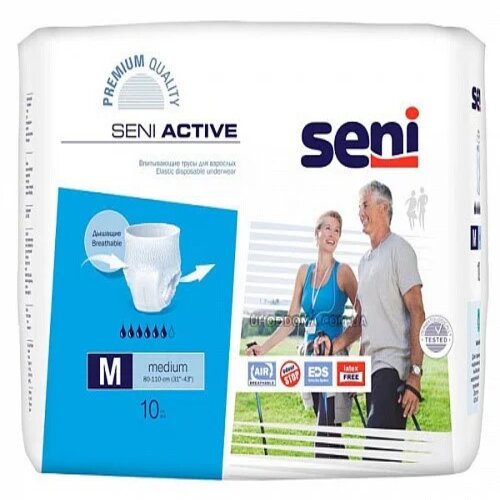 Подгузники Seni Active 2 Medium 10 шт