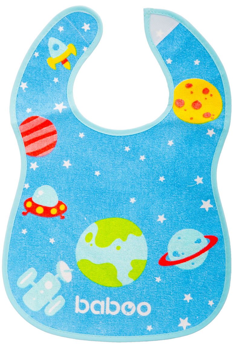 Фартук нагрудный Baboo Space 12 м+ голубой купить,NaN