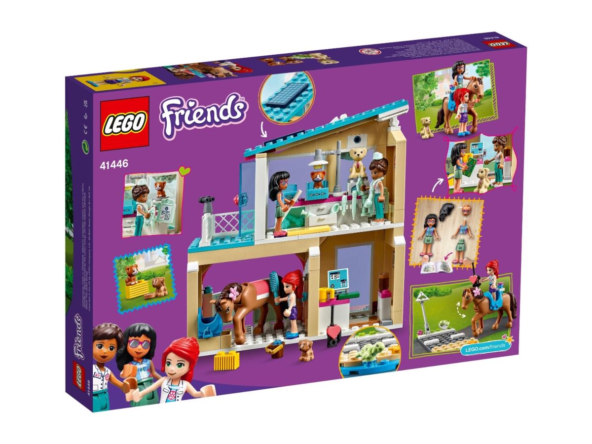 Конструктор Lego Friends Ветеринарная клиника Хартлейк-Сити 41446 купить,NaN