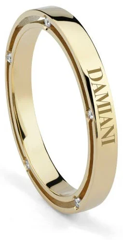Кольцо Damiani 16346 д 19р 3,2гр 0,07ct.