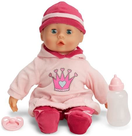 Пупс Bayer Dolls Первые звуки малыша 38см купить,NaN