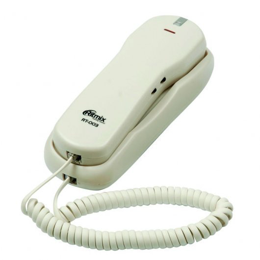 Стационарный телефон Ritmix RT-003 белый купить,NaN