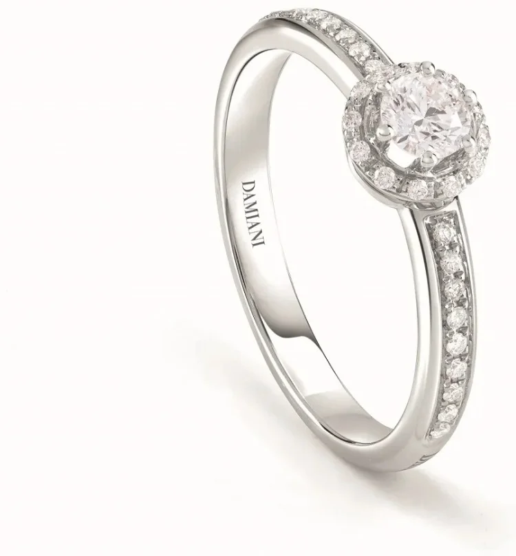 Кольцо Damiani 16459 д 13р 2,9гр 0,41ct. купить,NaN