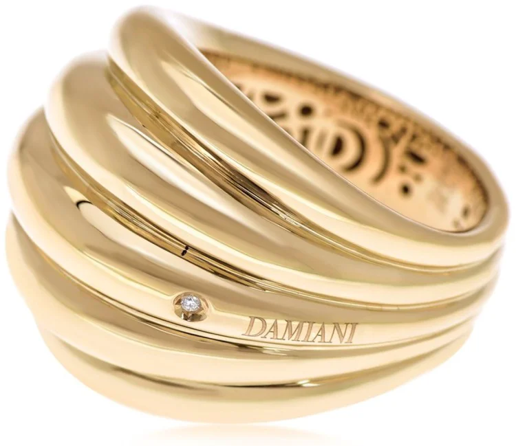 Кольцо Damiani 16520 д 15р 8,50гр 0,005ct. купить,NaN