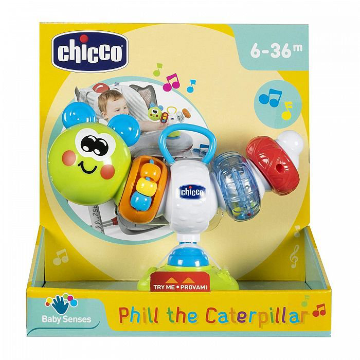 Погремушка Chicco Гусеница 6м+ купить,NaN