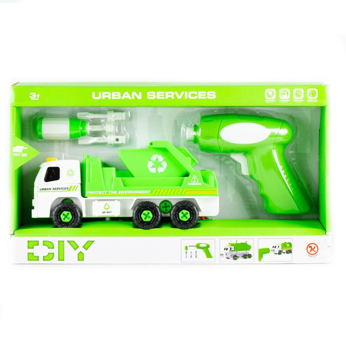 Игровой набор Мусоровоз DIY 902B-1 купить,NaN
