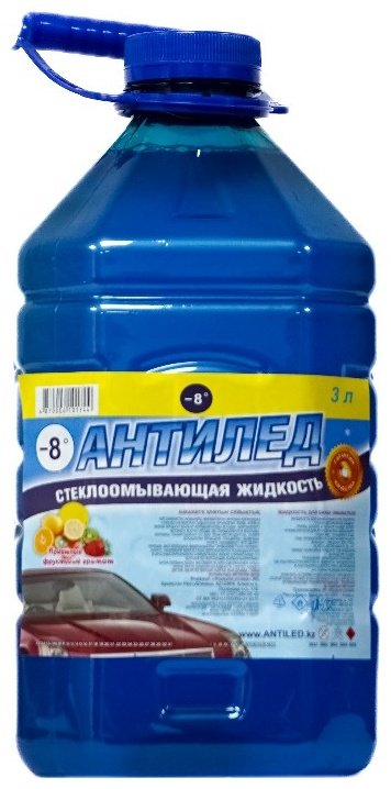 Жидкость для стеклоомывателя Антилёд -8 3 литра