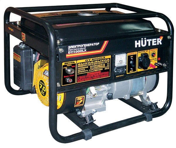 Электрогенератор Huter DY4000LX черный купить,NaN