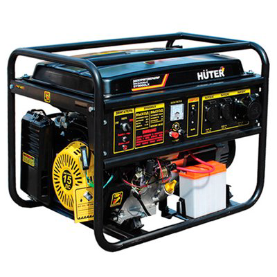 Электрогенератор Huter DY8000LX-3 черный купить,NaN