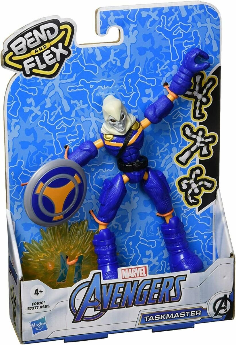 Игровая фигурка Avengers Bend&Flex Таскмастер 15см купить,NaN