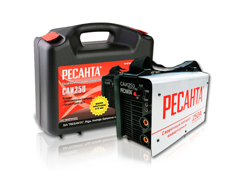 Сварочный аппарат Ресанта САИ-250 в кейсе