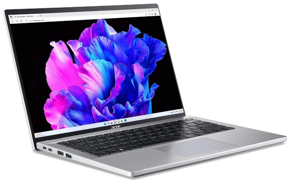 Ноутбук Acer Swift Go 14 Oled SFG14-71 NX.KMZER.006 14" Silver купить,0