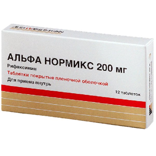 Alfasigma S.p.A. Альфа Нормикс 200 мг 12 шт таблетки