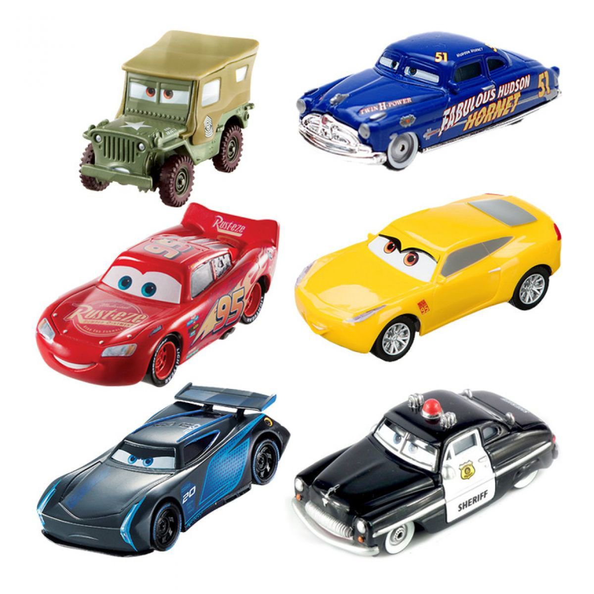  Игрушка машинка Mattel Cars Тачки 1:55 купить,NaN