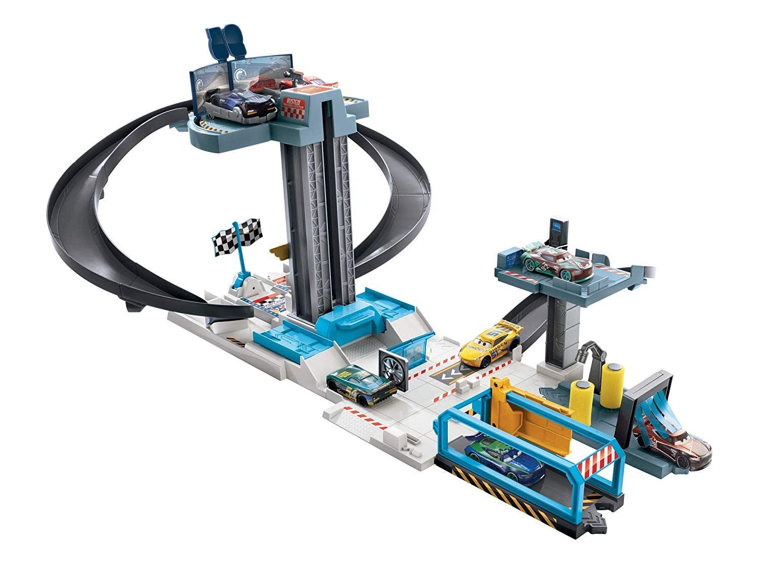 Игровой набор Mattel Cars Гоночный центр Rusteze купить,NaN