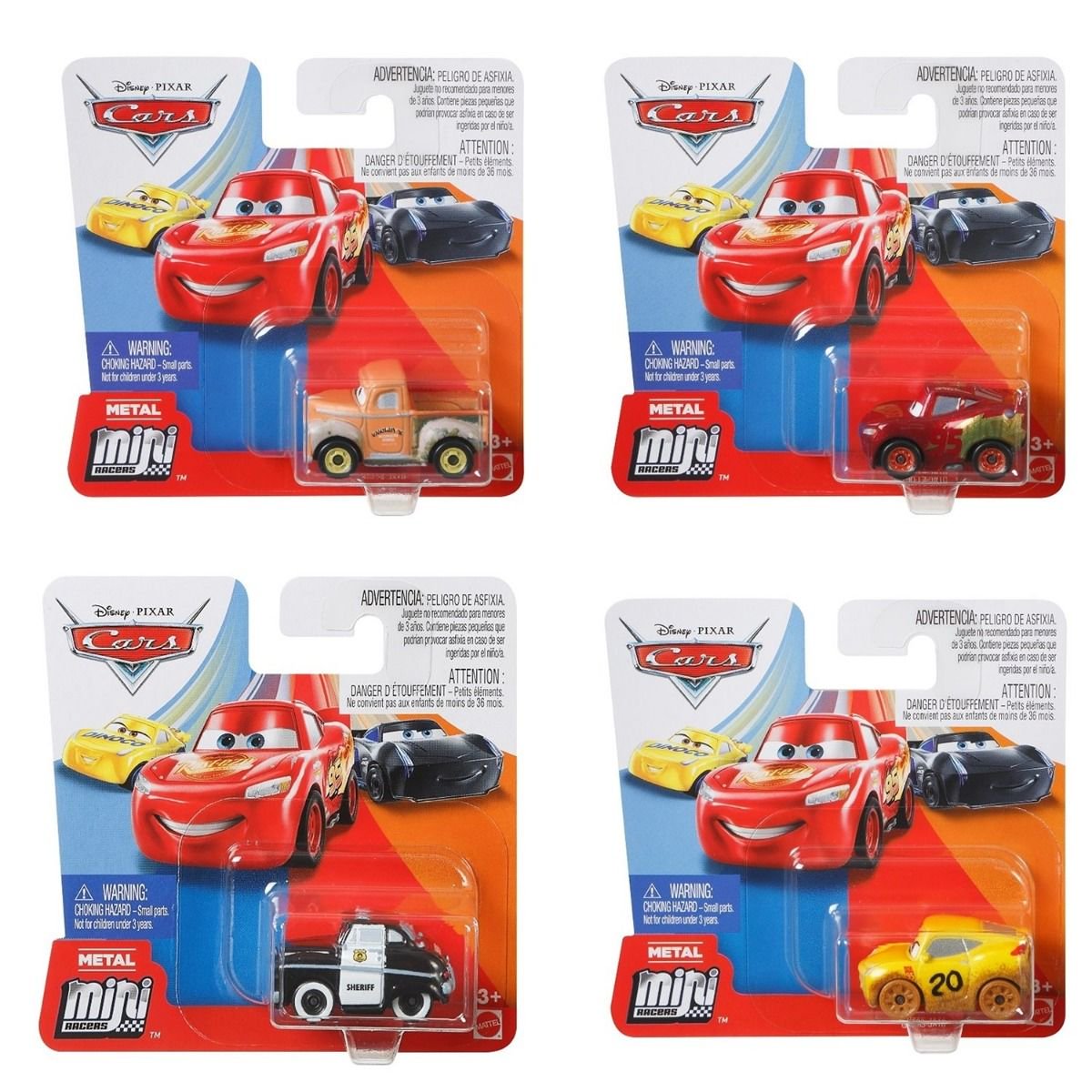 Игрушка машинка Mattel Cars Мини-гонщики