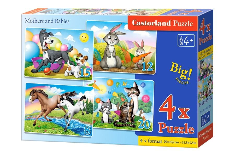 Пазлы Castorland Мамы и дети 20эл купить,NaN