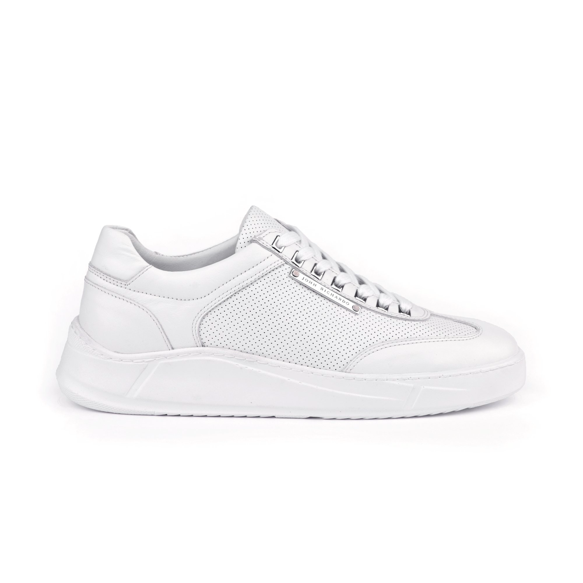 Сникерсы  John Richardo JR12211BEYAZ white 41 купить,NaN
