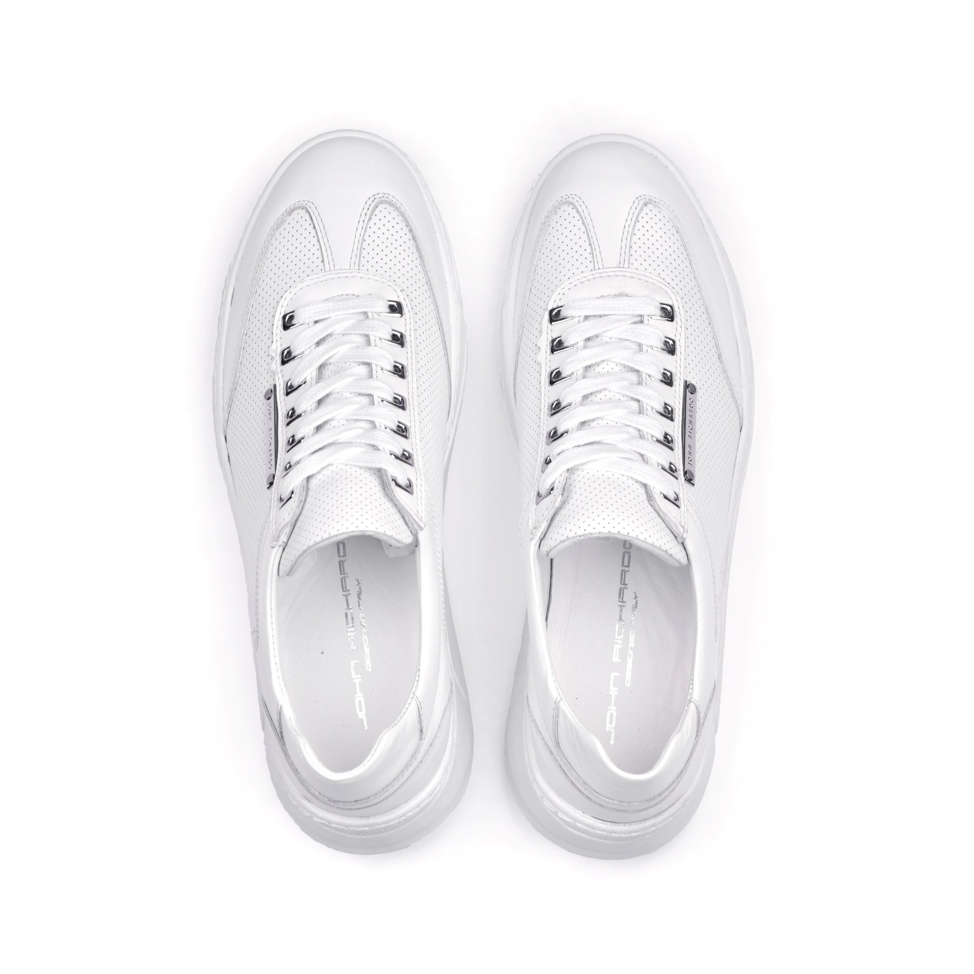 Сникерсы  John Richardo JR12211BEYAZ white 42 купить,NaN