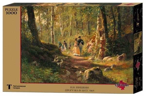 Пазлы Castorland Шишкин И.И. Прогулка в лесу 1000 дет купить,NaN