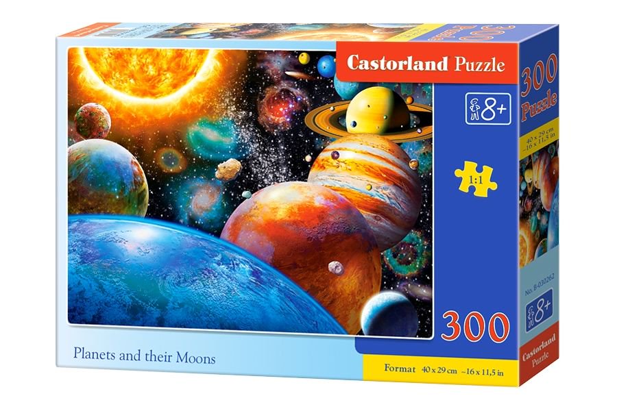 Пазлы Castorland Планеты и их луны 300 эл купить,NaN