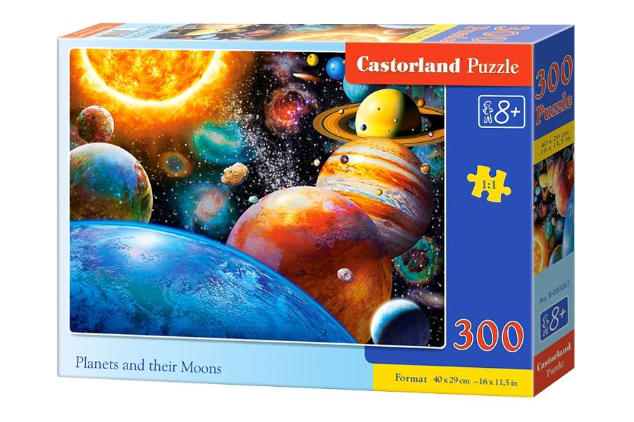 Пазлы Castorland Планеты и их луны 300 эл купить,NaN