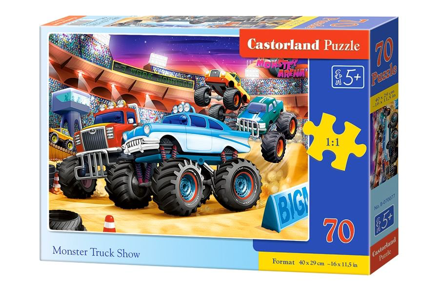 Пазлы Castorland Шоу монстр-траков 70 дет купить,NaN