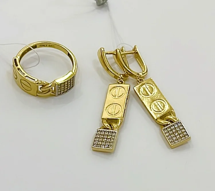 Комплект Exclusive Gold 765677 17.5р 8.15гр  купить,NaN