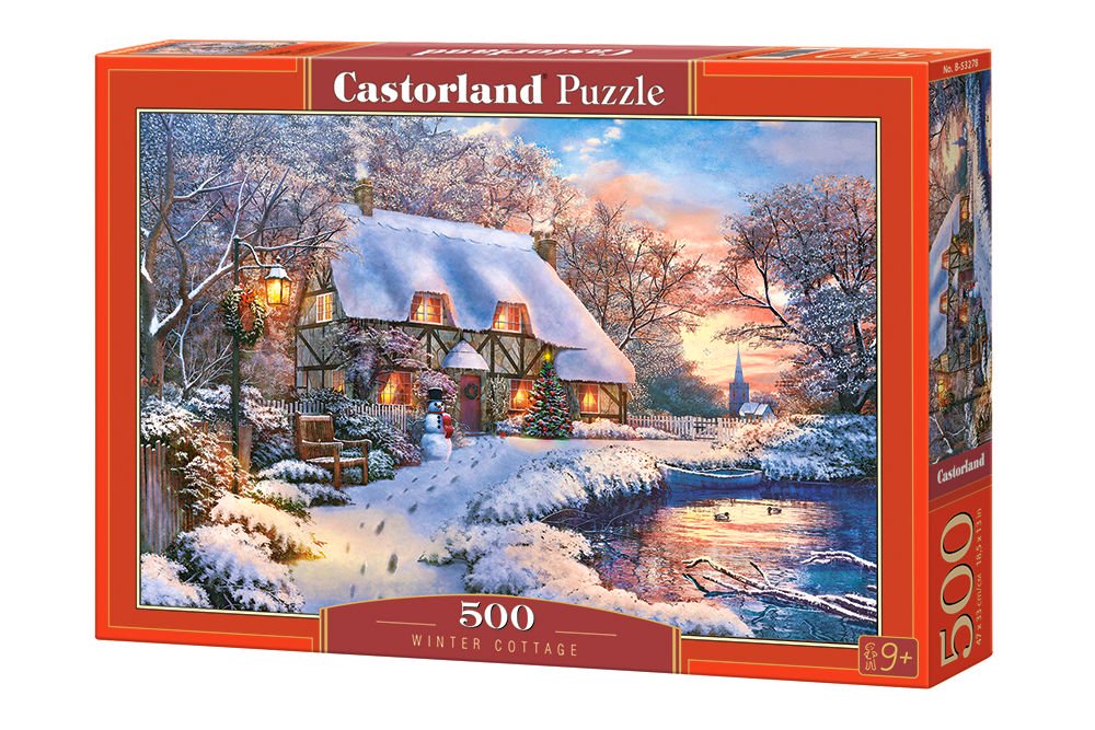 Пазлы Castorland Зимний коттедж 500 эл купить,NaN