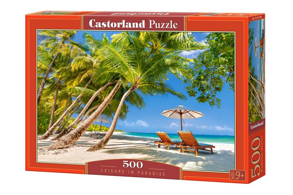 Пазлы Castorland Отдых в раю 500 эл купить,NaN