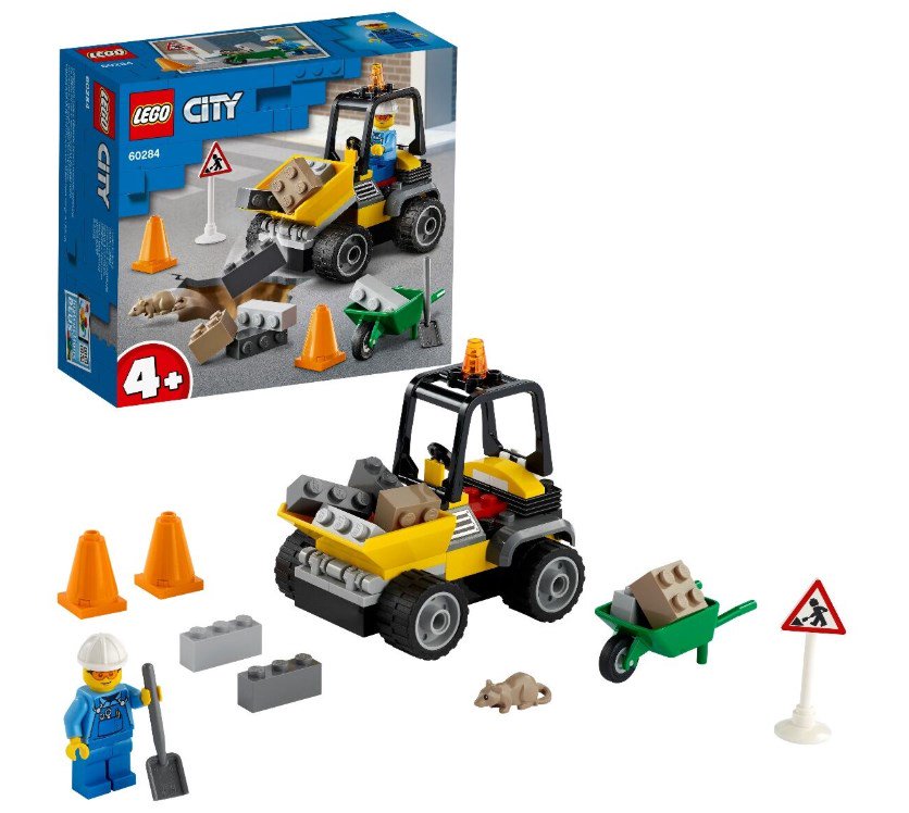 Конструктор Lego  Автомобиль для дорожных работ City 60284 купить,NaN