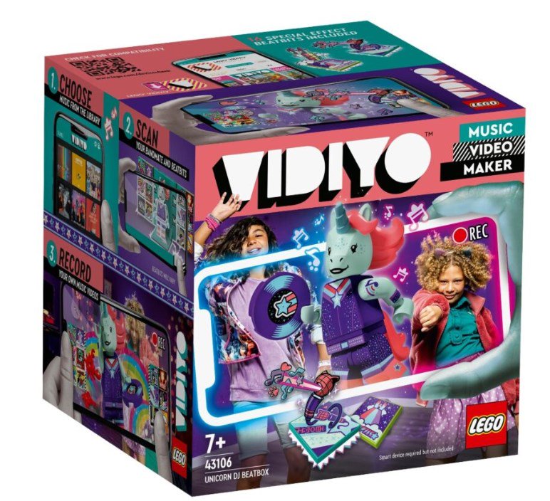 Конструктор Lego  Битбокс Диджея Единорога Vidiyo 43106 купить,NaN