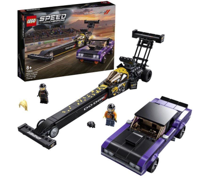 Конструктор Lego Mopar Dodge Top Fuel Dragster and 1970 Dodge Challenger  76904 купить,NaN