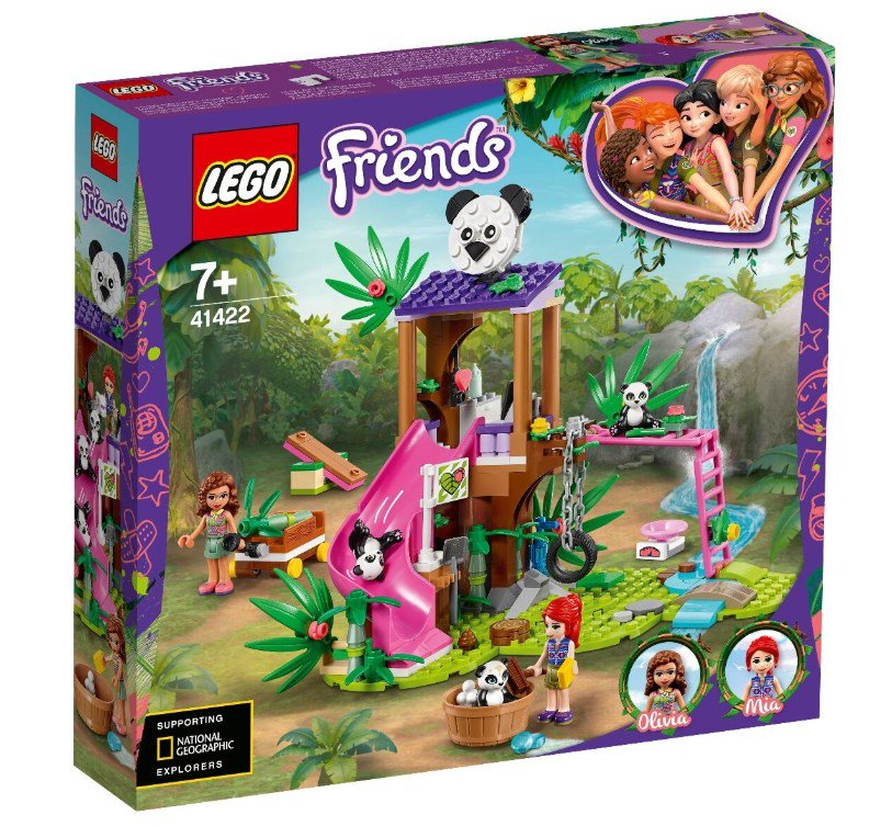 Конструктор Lego Friends Джунгли домик для панд на дереве 41422 купить,NaN