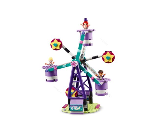 Конструктор Lego Friends Волшебное колесо обозрения и горка 41689 купить,NaN