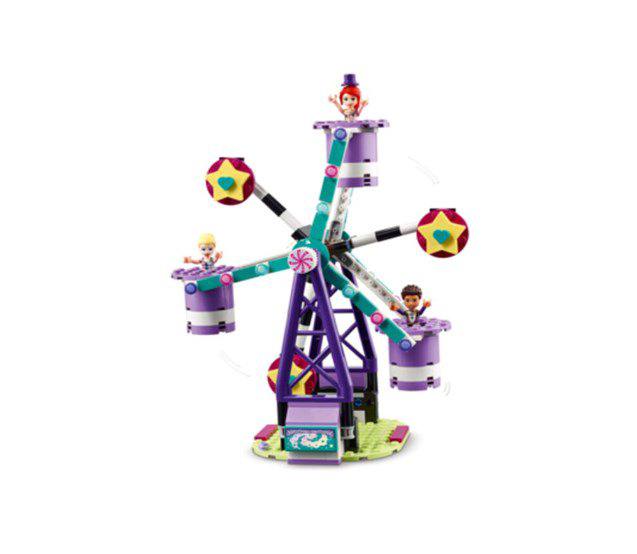 Конструктор Lego Friends Волшебное колесо обозрения и горка 41689 купить,NaN