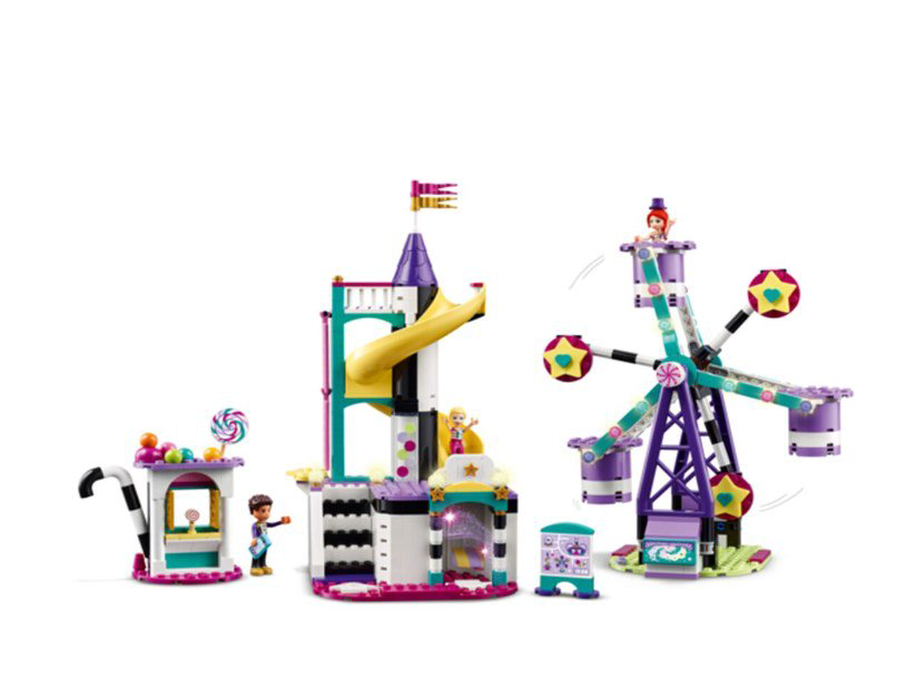 Конструктор Lego Friends Волшебное колесо обозрения и горка 41689 купить,NaN