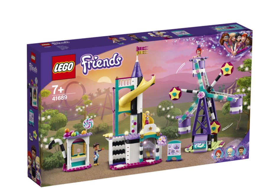 Конструктор Lego Friends Волшебное колесо обозрения и горка 41689 купить,NaN