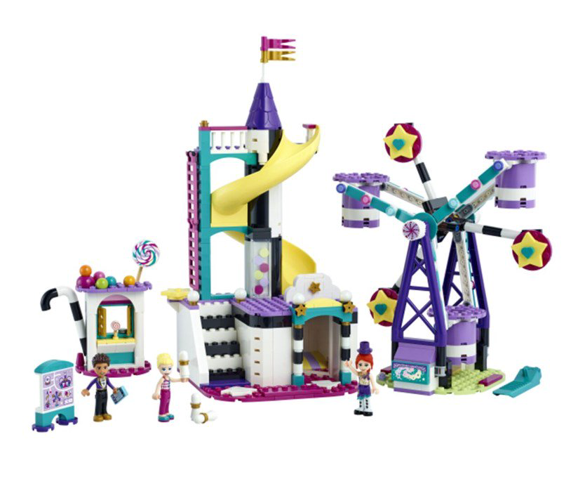 Конструктор Lego Friends Волшебное колесо обозрения и горка 41689 купить,NaN