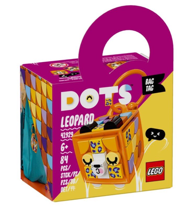 Конструктор Lego DOTs Брелок Леопард  41929 купить,NaN