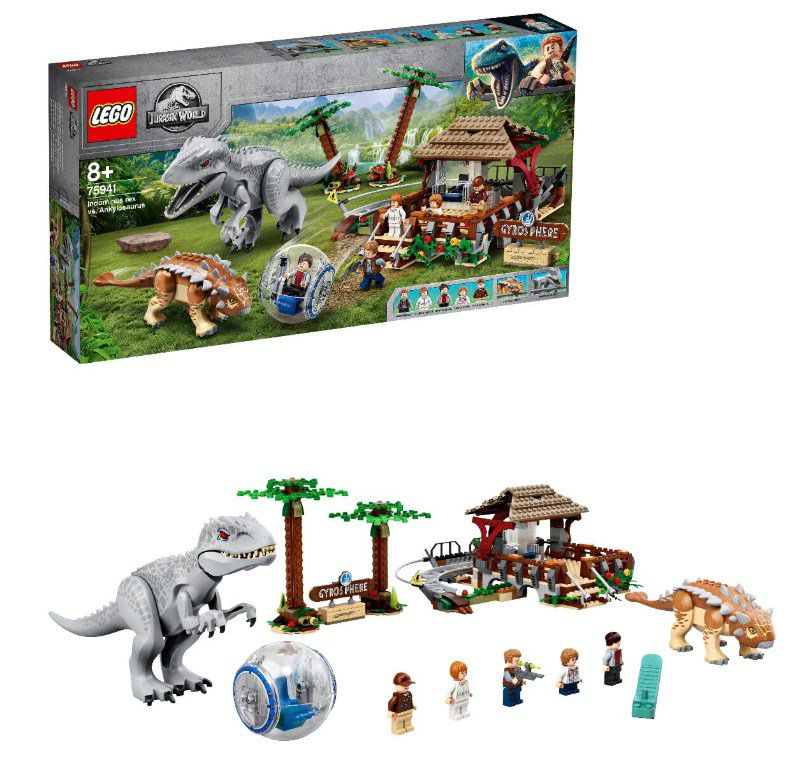Конструктор Lego Star Wars Индоминус-рекс противанкилозавра Jurassic World 75941 купить,NaN