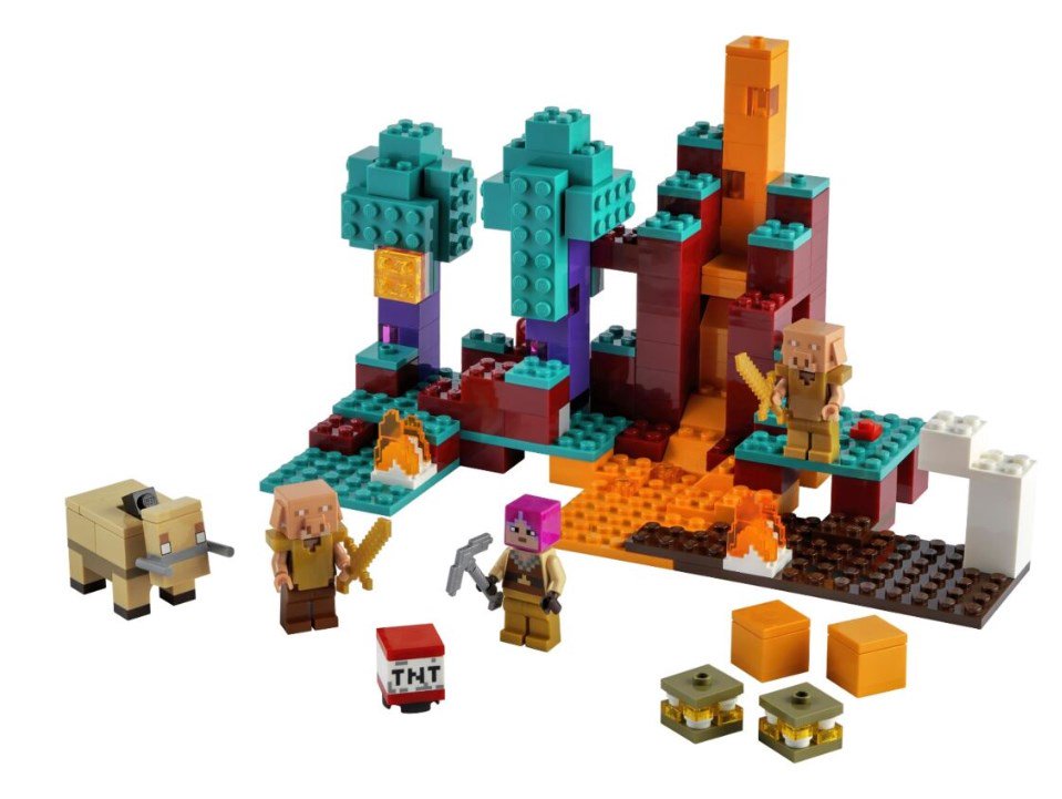 Конструктор Lego Minecraft Искажённый лес 21168 купить,NaN