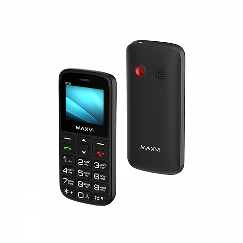  Мобильный телефон Maxvi B100 Black
