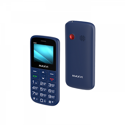 Мобильный телефон Maxvi B100 Blue